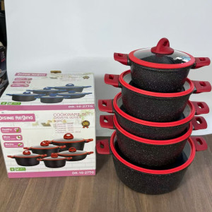 Disine Regina 10-Piece Granite Cookware Set