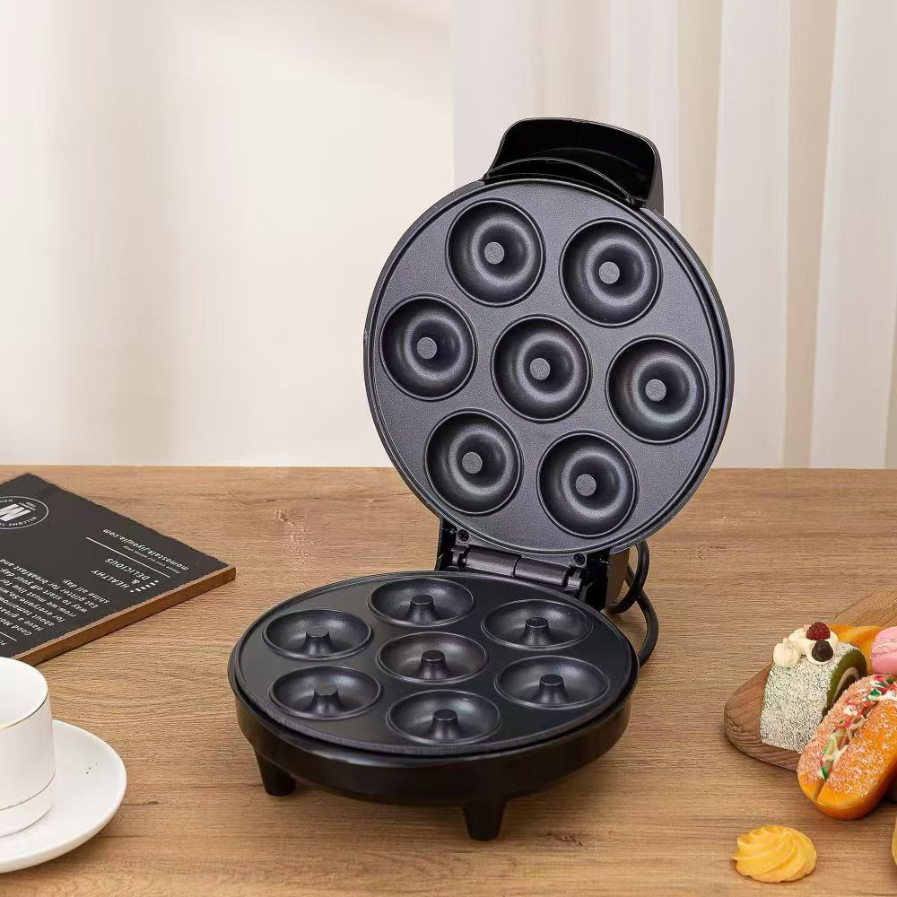 Real Crest Donut Maker Machine 1200W Rapid Heating Non-Stick Pan