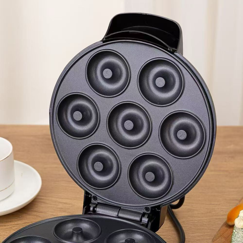 Real Crest Donut Maker Machine 1200W Rapid Heating Non-Stick Pan