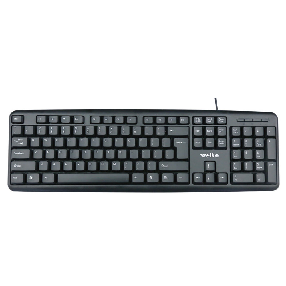 Weibo Wired Keyboard 530 Waterproof Dustproof Keyboard