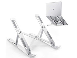Adjustable Aluminum Folding Laptop and Tablet Bracket