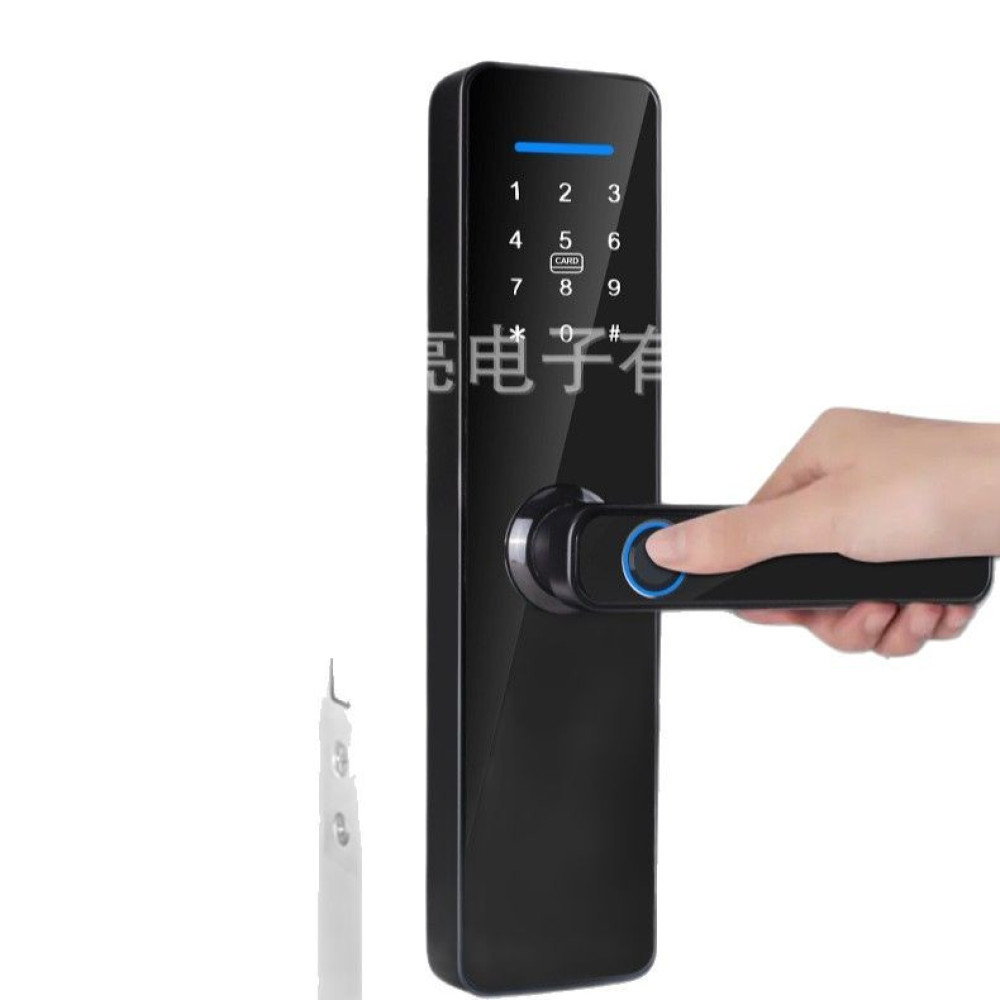 S811 Smart Door Lock with Fingerprint Password and Card Access