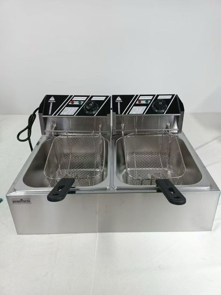 Bosstech BT-4206 Dual Tank Electric Deep Fryer
