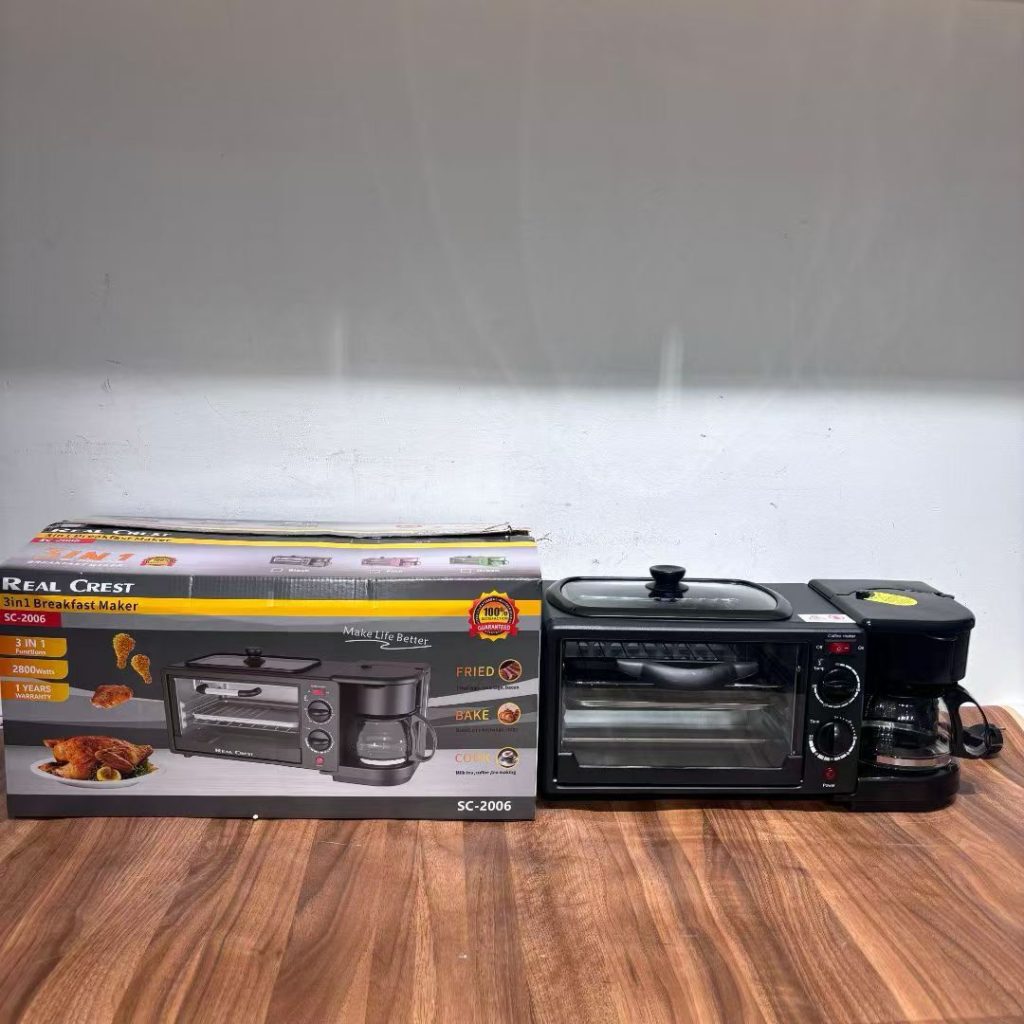 Real Crest 3-in-1 Multifunctional Breakfast Maker Station